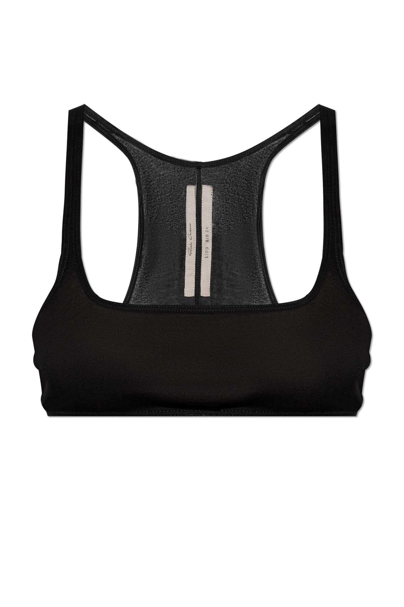 Black 'Unhorny' top Rick Owens - SchaferandweinerShops VG